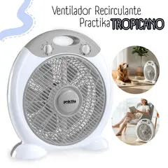 PRACTIKA - Ventilador Recirculador de Mesa De 10"