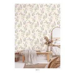 DECOMOA - Papel tapiz decorativo Floral 5m2
