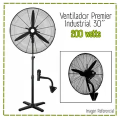 PREMIER - Ventilador Industrial Premier De 30” Pulgadas 2 En 1 – 200watts