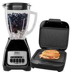 OSTER - Combo Licuadora Oster BLSTKAGBPB + Sandwichera Placas hondas Oster CKSTSM400