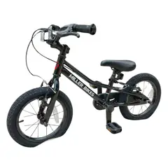 MILLER BIKES - Bicicleta de equilibrio y pedales 2 en 1 Miller Bikes Negra aro 14