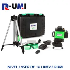 RUMI - NIVEL LÁSER DE 16 LINEAS + SU TRIPODE –