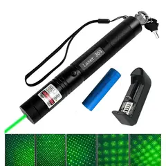 NEO DIGITAL - Puntero Laser 303 Verde Potente 10000mw + Batería + Cargador mod