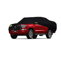 FUNCOVER - Cobertor Camioneta Pick Up Mitsubishi L 200 Impermeable Funda Premium Negro