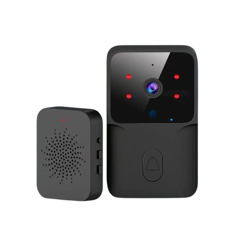 Timbre Inteligente Inalámbrico Camara HD Para Exterior Vision Nocturna Casa Segura Wifi 24g