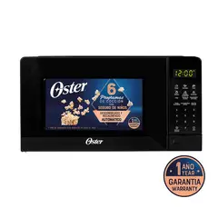 OSTER - HORNO MICROONDAS POGGE3702 20LTS NEGRO