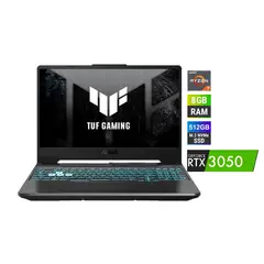 ASUS - Laptop TUF Gaming A15 R7 8GB 512GB RTX3050 4GB W11