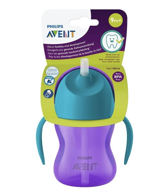 Tomatodo Avent Con Sorbete Flexible De 200 Ml Morado +9m