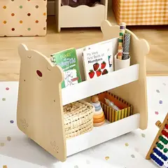 GENERICO - Estante Infantil Creativo - Blanco y Beige