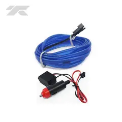 GENERICO - Luces Led en Tira Neón para Tablero 4mts Auto Azul