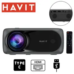 HAVIT - Proyector compacto Havit PJ221  3800 Lumens – Negro