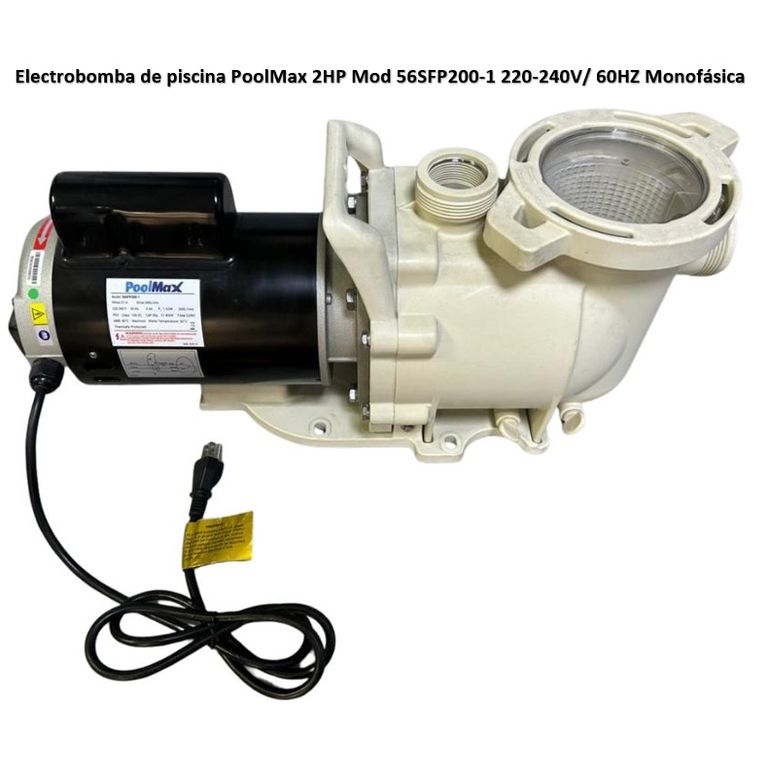 Bomba para piscina PoolMax de 2HP Monofasica