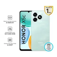HONOR - X5C 4GB+64GB OCEAN CYAN - ENTREGA INMEDIATA