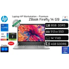HP - Laptop HP ZBook Firefly 14 G9 Core i7 12va Gen 8GB 512GB SSD NVIDIA 4GB Pantalla 14" WUXGA Reacondicionada