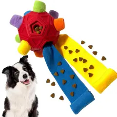 IMPORTADO MC - Pelota Interactiva para Perro Juguete Olfativo Dispensador Rojo