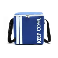 GENERICO - Cooler portátil plegable térmico para playa o picnic Azul