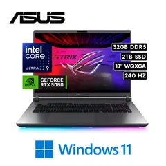 ASUS - LAPTOP ROG STRIX G18 CORE ULTRA 9-275HX 32GB RAM 2TB SSD RTX 5080 16GB 18″ 2.5K, WIN11