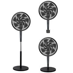 KENDAL - Ventilador Kendal KVP-TURBO3 3-en-1 - Aspas Dobles 14 - 55W - Control Remoto + Pantalla LED