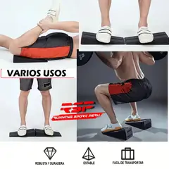 RUNNING SPORT PERU - Set de 3 Cuñas para Sentadillas Antideslizantes Gimnasio