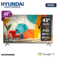 HYUNDAI - Televisor 43 QLED Google TV HYLED4326QG FHD