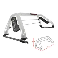 SAFARI - Antivuelco de Acero con Led Lateral FD RANGER T6 1RA GEN 2017-2022 Safari PF-Z75