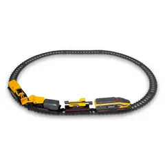 CAT - Set Mini Tren Caterpillar con 4 vagones y pista Funrise 82949