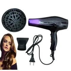 GENERICO - Secador de Cabello Profesional 5000W Potente con Difusor y Boquilla