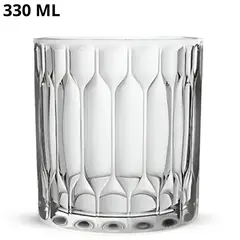 ICHIMATSU - Set de vasos labrados Old Corto 330 ml 6 piezas-Ichimatsu