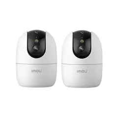 IMOU - Kit 2 Cámara seguridad WiFi Ranger 2 Pro 3K 5MP + Micro SD 64GB S2EN-5R1S interiores - IMOU