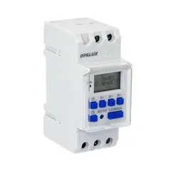 OPALUX - INTERRUPTOR HORARIO DIGITAL 230VAC 24H7D OP-15ATC