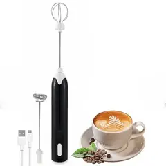 GENERICO - Mini Batidora Eléctrica Recargable para Capuchino