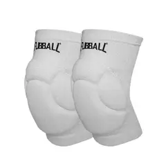 FUBBALL - RODILLERAS PARA VÓLEY PRO EVA PREMIUM COBERTURA COMPLETA REFORZADA JUNIOR BLANCO