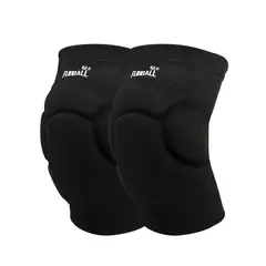 FUBBALL - RODILLERAS PARA VÓLEY PRO EVA PREMIUM COBERTURA COMPLETA REFORZADA ADULTO NEGRO