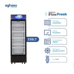 AGHASO - VISICOOLER AGHASO DE 1 PUERTA 338 L VIS-AGH02