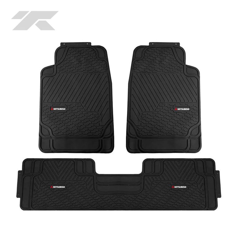Piso de PVC Auto Camioneta 3 piezas T/Mitsubishi