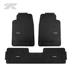 GENERICO - Piso de PVC Auto Camioneta 3 piezas T/Mitsubishi