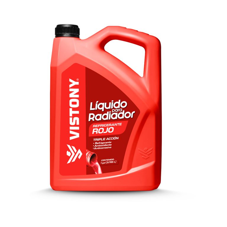 Líquido para Radiador Refrigerante Galón Rojo