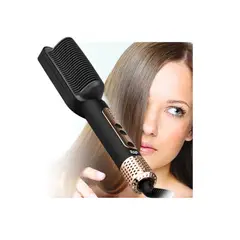 GENERICO - Peine Cepillo Alisador Eléctrico Portátil Raff