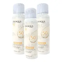 BIOAQUA - PACK 3 BLOQUEADOR SOLAR DE ARROZ SPRAY 150ML BIOAQUA