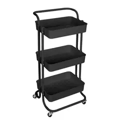 GENERICO - Carrito Organizador Multiuso Cocina 3 Niveles Con ruedas