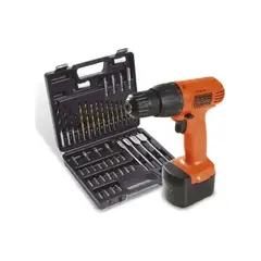 Black+Decker - TALADRO ATORNILLADOR 12V CD121K-B2C