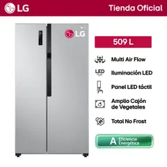 LG - Refrigeradora Side By Side 509l Múltiple Flujo Ls51bpp