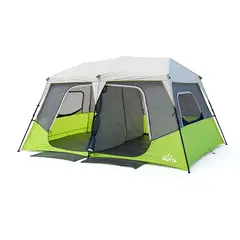 ATLETIS - Carpa Instantánea QuickCamp 10P Impermeable 3000mm - 2 Habitaciones