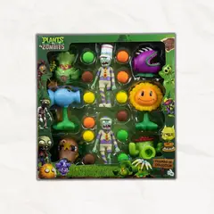 GENERICO - Juguete Set de Figuras de Colección Plants vs Zombies