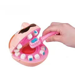 GENERICO - Juguete Didáctico Mini Dentista con Plastilina y Herramientas