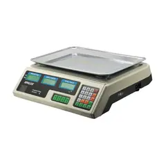 OPALUX - Balanza Electrónica Recargable con Bandeja Ovalada 40Kg OP-208C-WH