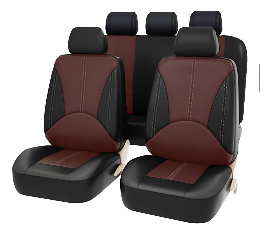Set Funda Cubre Asientos Ecocuero 9pc