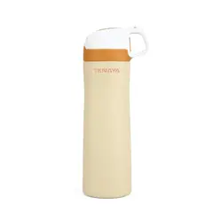 TENAYA - Tomatodo acero inox tapa boton 550 ml - Beige