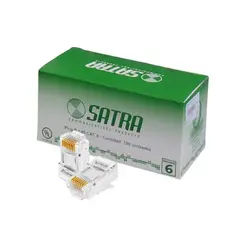 SATRA - Conectores RJ45 CAT 6 Satra Caja de 100 Unidades