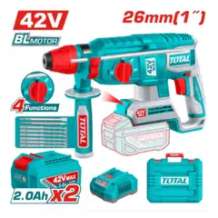 GENERICO - Rotomartillo SDS+ 42V 26MM 25J 0-5000BPM Brushless 2X20AH con Accesorio TRHLI422682